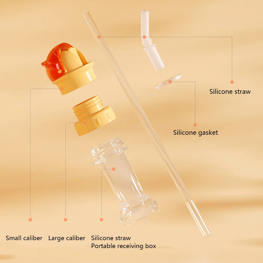 Reusable👼 Children👼👼 Beverage Water Bottle Straw Lid