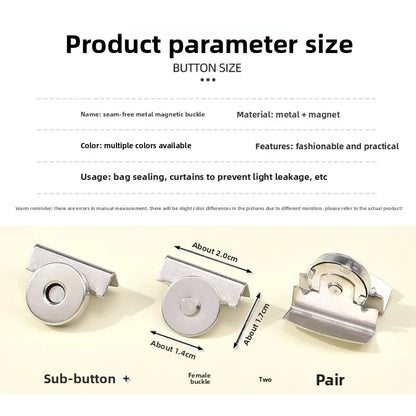 Bag Snap Accessories Magnetic Buckle