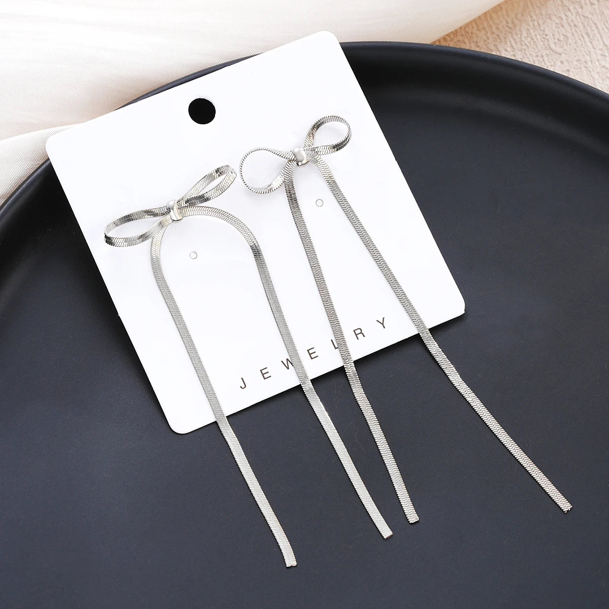 Simple Cute Bowknot Ear Studs for Women