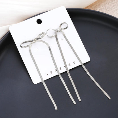 Simple Cute Bowknot Ear Studs for Women