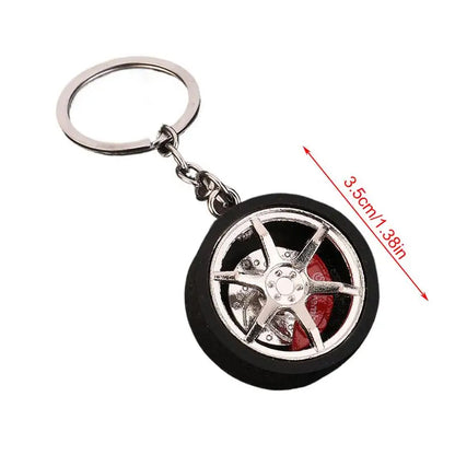 Wheel Car Key Chain