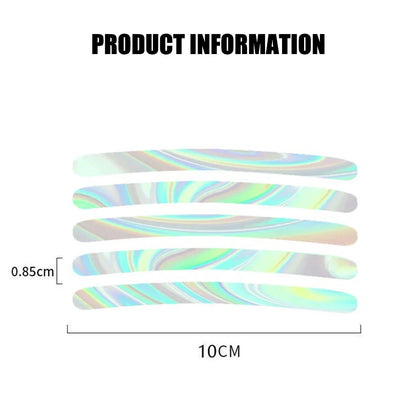 Laser Wheel Hub Reflective Sticker