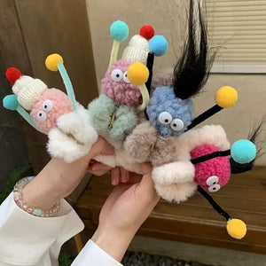 Fuzzy Clown Hair Gripper