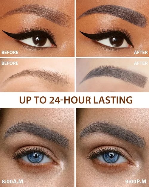 Waterproof Brow Pencil With Micro-Fork Tip