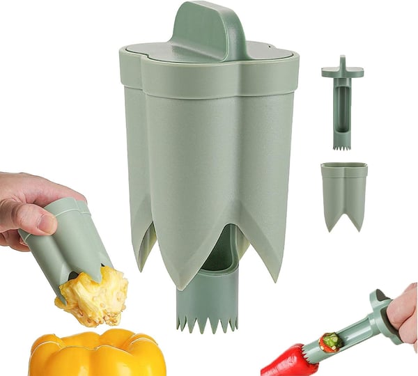 2-In-1 Fruit Pepper Corer