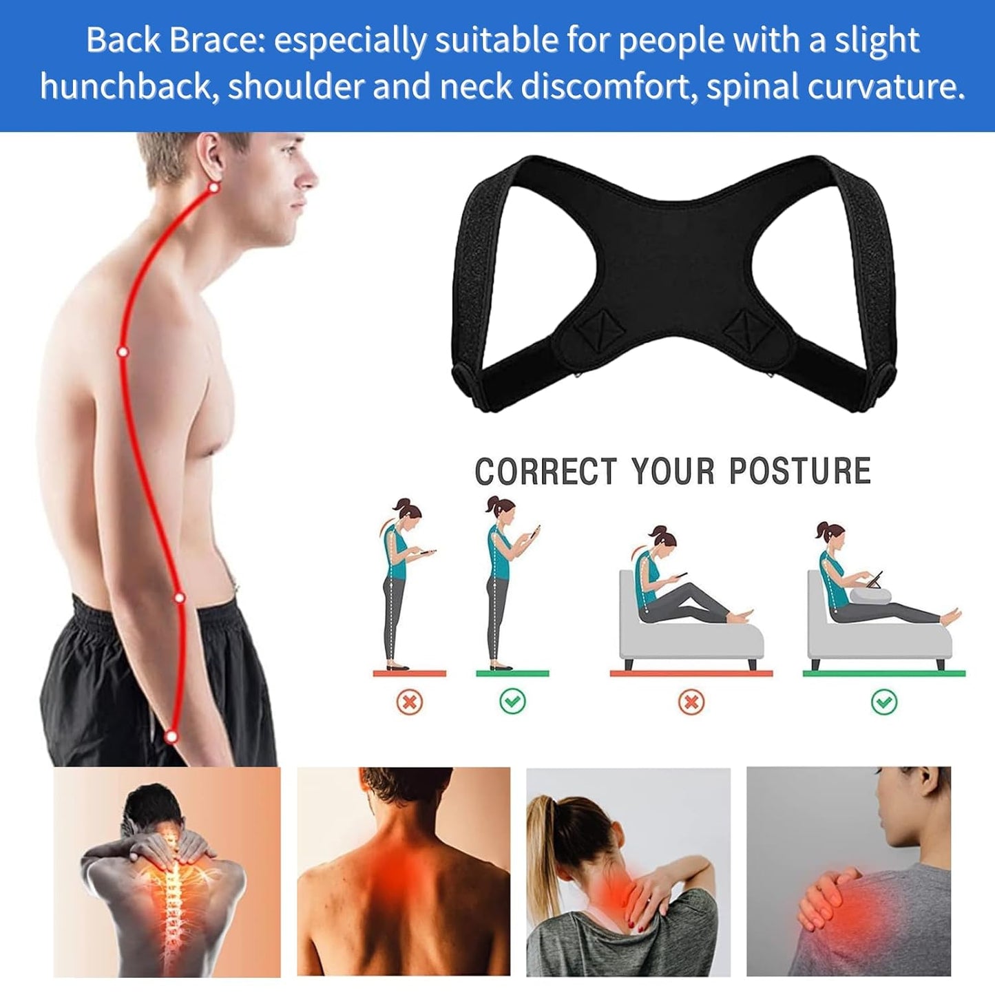 Adjustable Back Posture Corrector