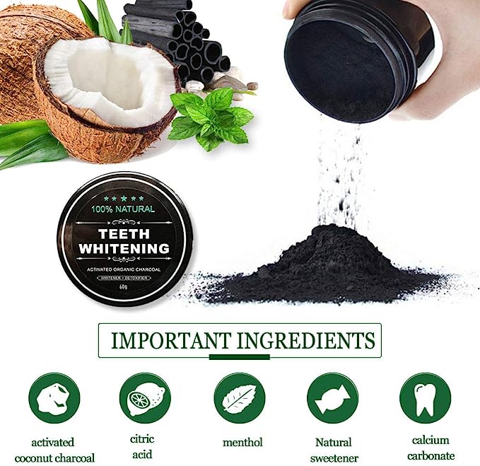 Activated Charcoal Teeth Whitening powder