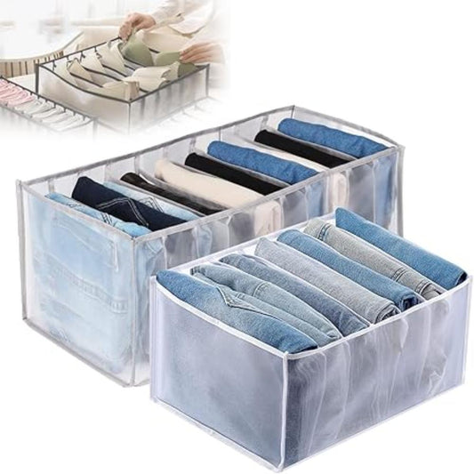 7 Grids Wardrobe Clothes Organizer