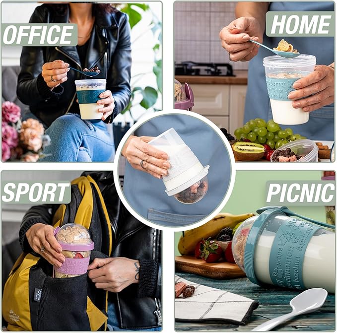Reusable yogurt cups (Pack Of 2)