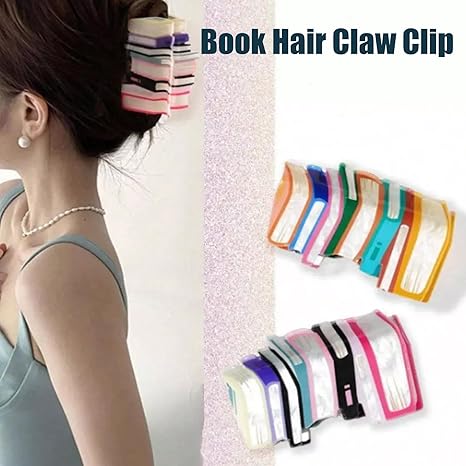 Book Hair Clip