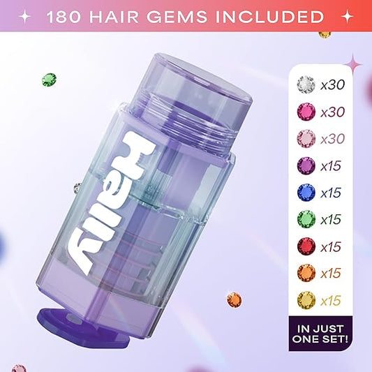 Hally Hair Gem Pen Refill Set -