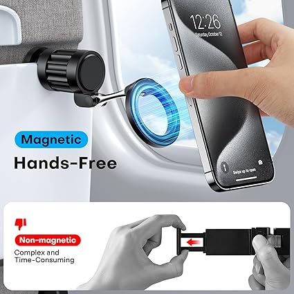 360°Rotating Magnetic Airplane Phone Holder