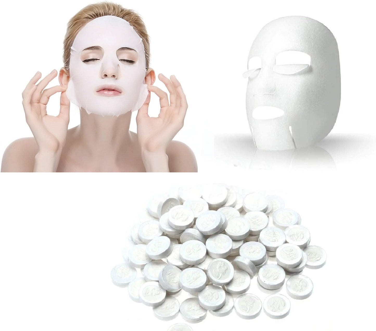 Magic compressed skincare mask