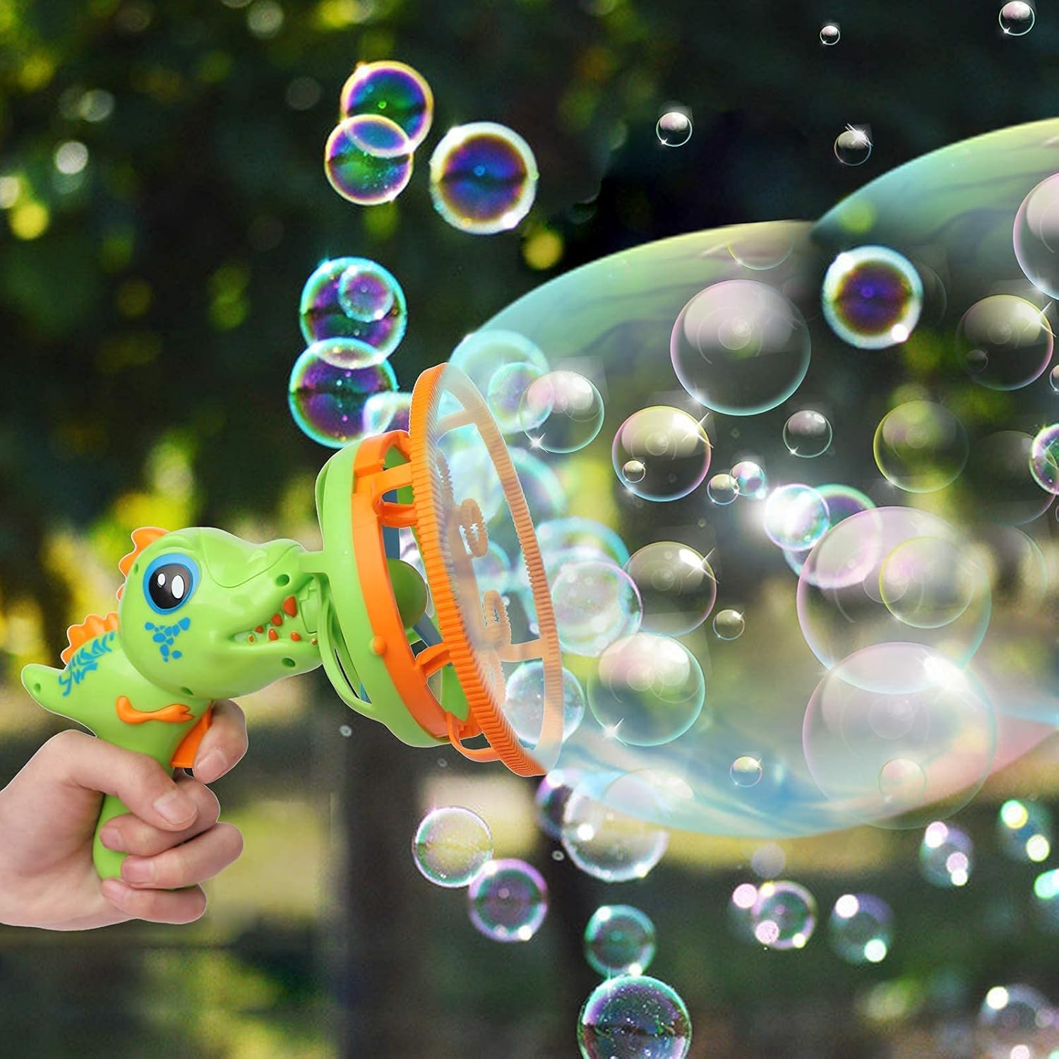 Dinosaur Bubble Machine Gun for Kids