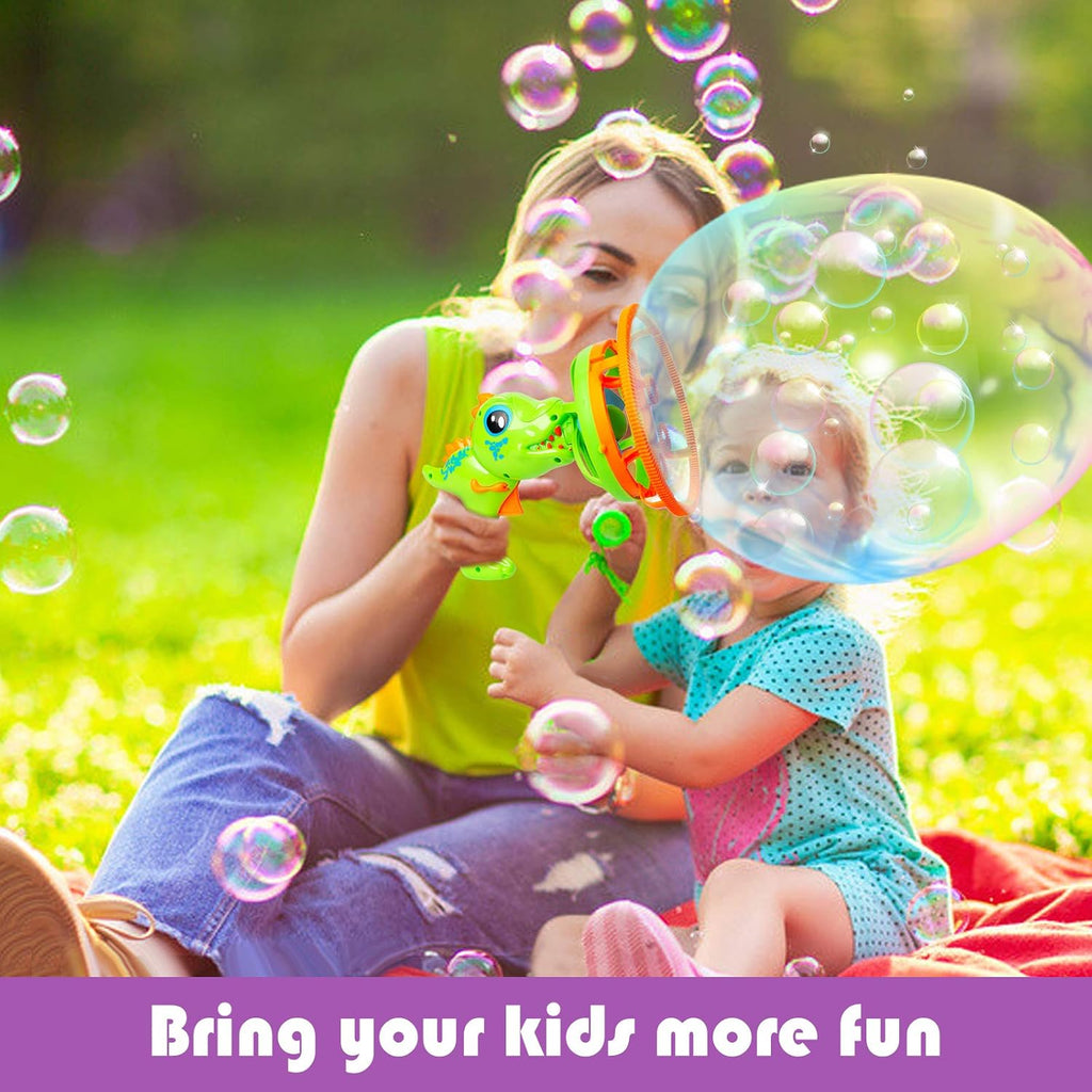 Dinosaur Bubble Machine Gun for Kids