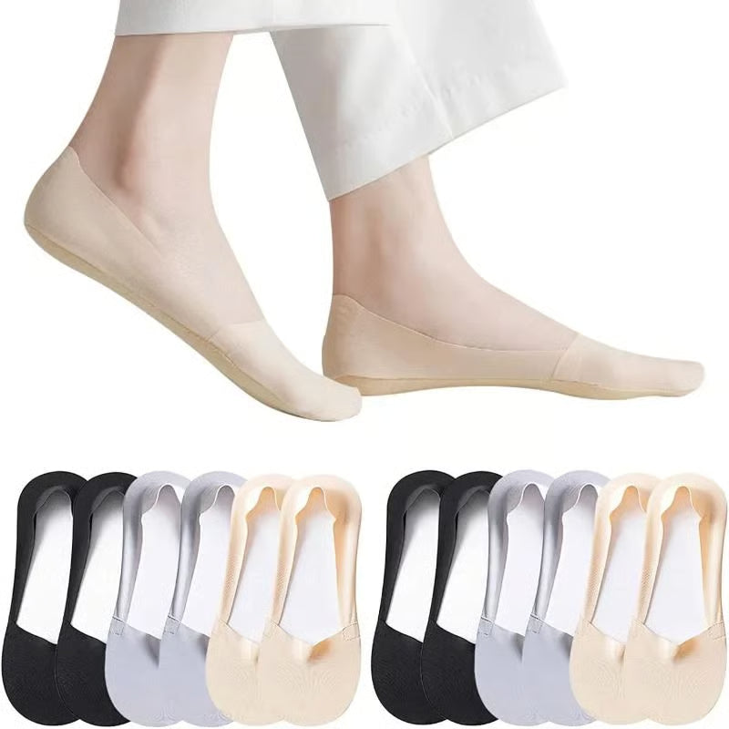 Invisible Non-slip Ice Silk Socks