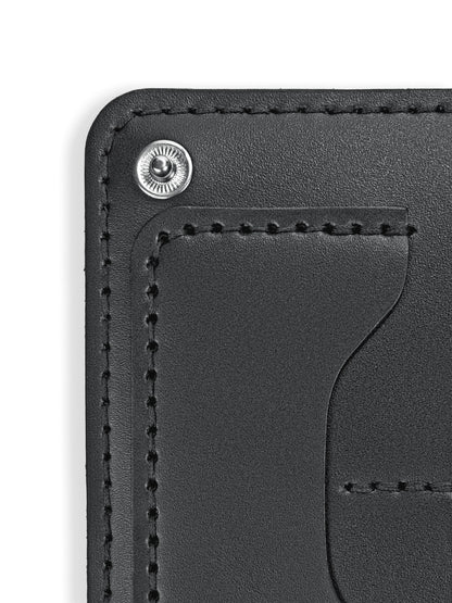 🧳 Premium Travel Wallet – Compact Leather Essentials Holder 🖤