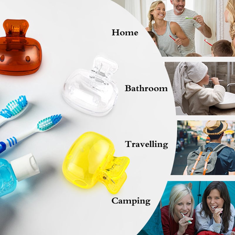 Travel Toothbrush Head Covers (PACK OF 3)