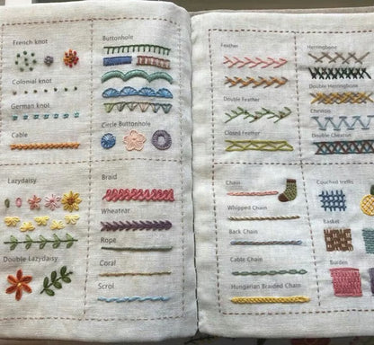 Stitch Book with 143 different stitches