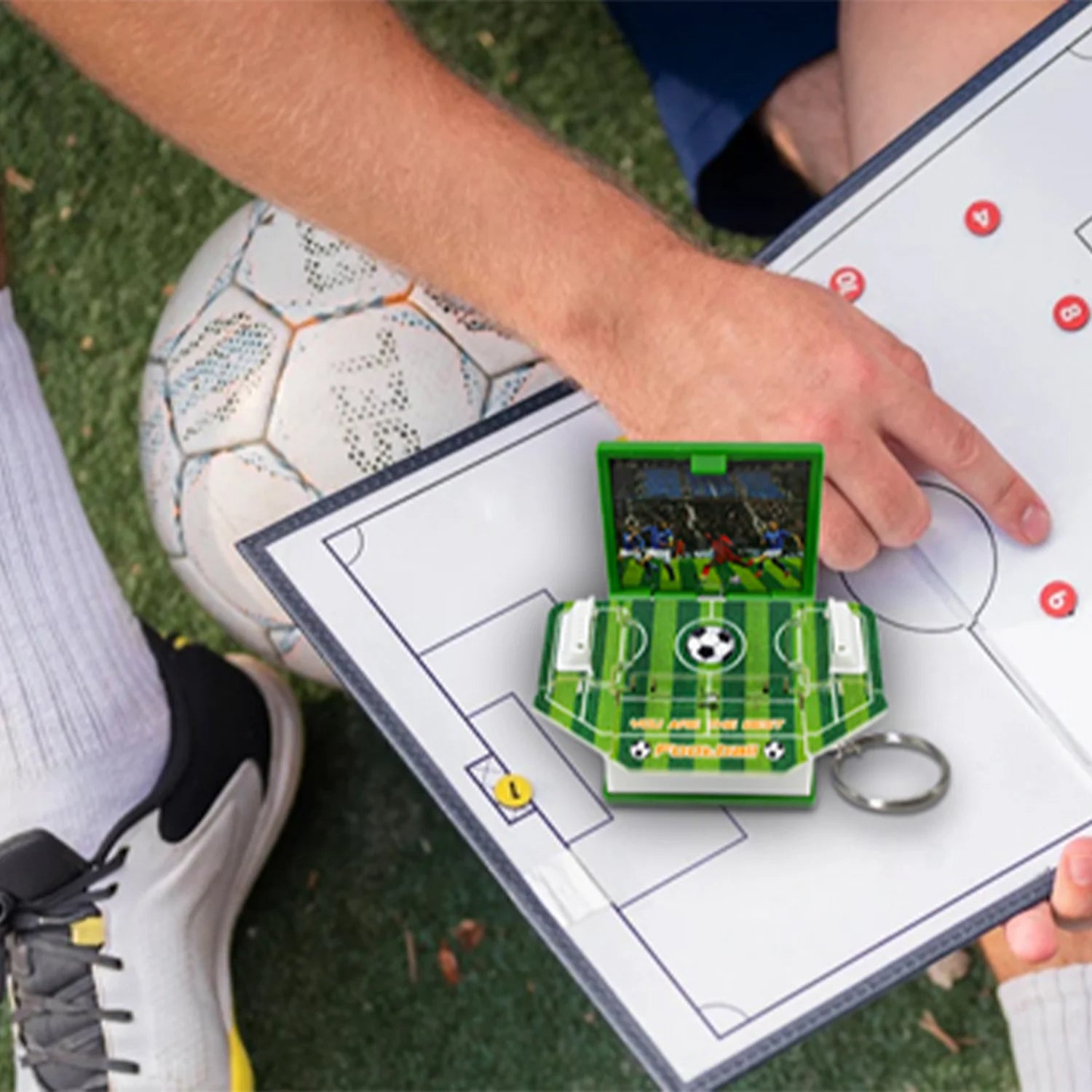 3d Stereo Football Book Key Chain