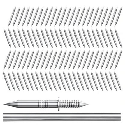 Double-Headed Skirting Thread Seamless Nail Non Marking