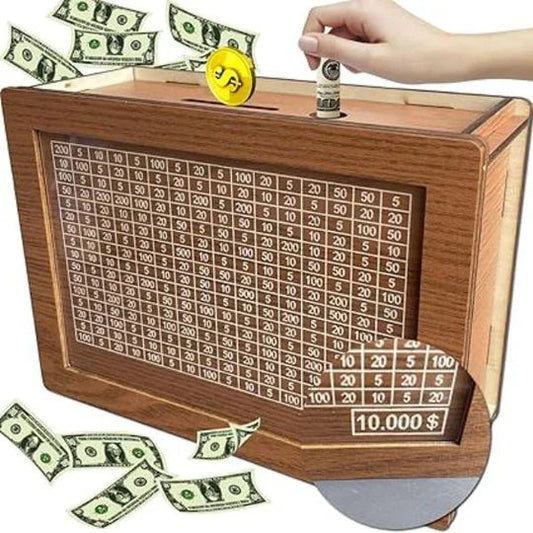 Wooden UMRAH Saving Box With Counting Target