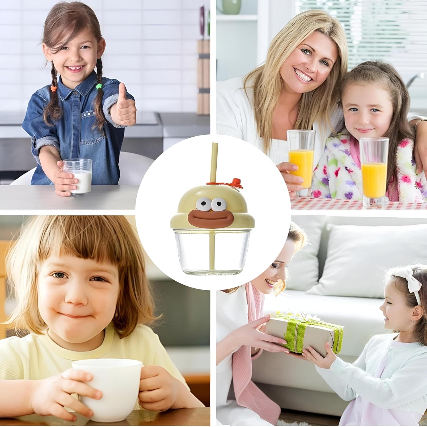 Cute Mini Glass Sipper