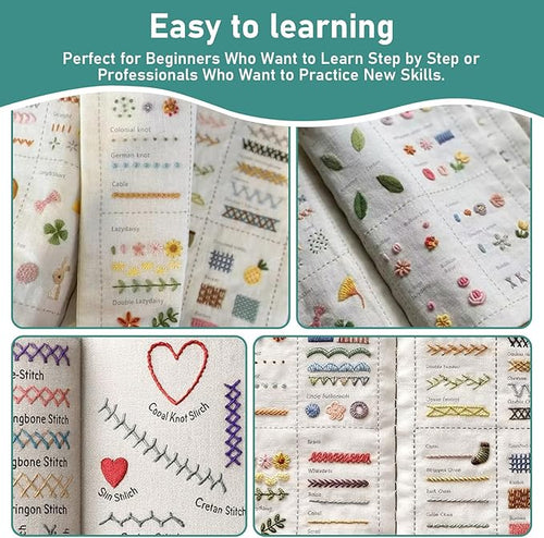 Embroidery Stitch book 143 different stitches (The Original Book)