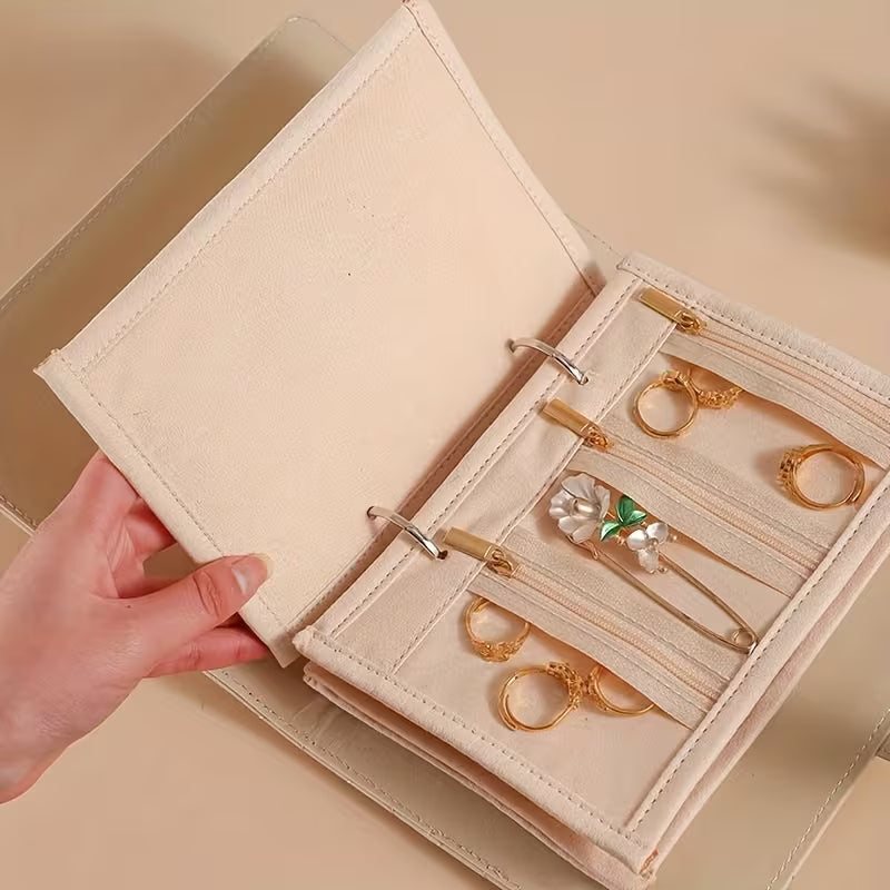 Portable Jewelry Organizer Book