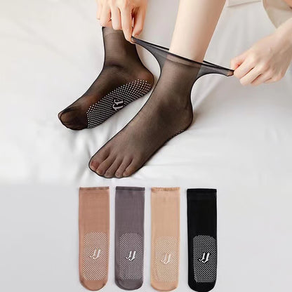 🧦Invisible slip-resistant crystal silk socks