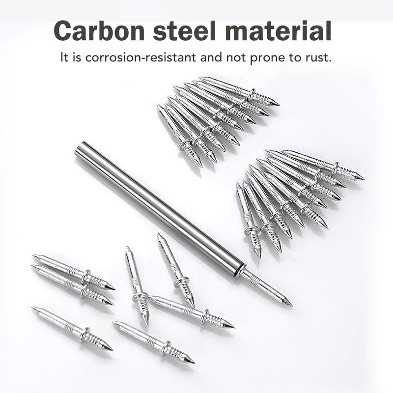 Double-Headed Skirting Thread Seamless Nail Non Marking