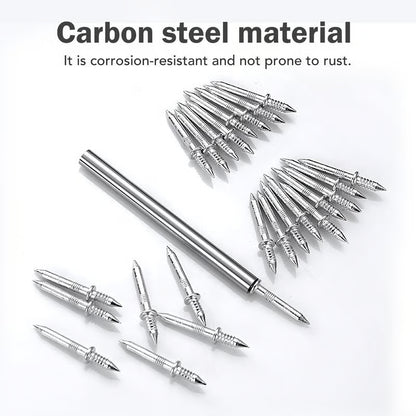 Double-Headed Skirting Thread Seamless Nail Non Marking