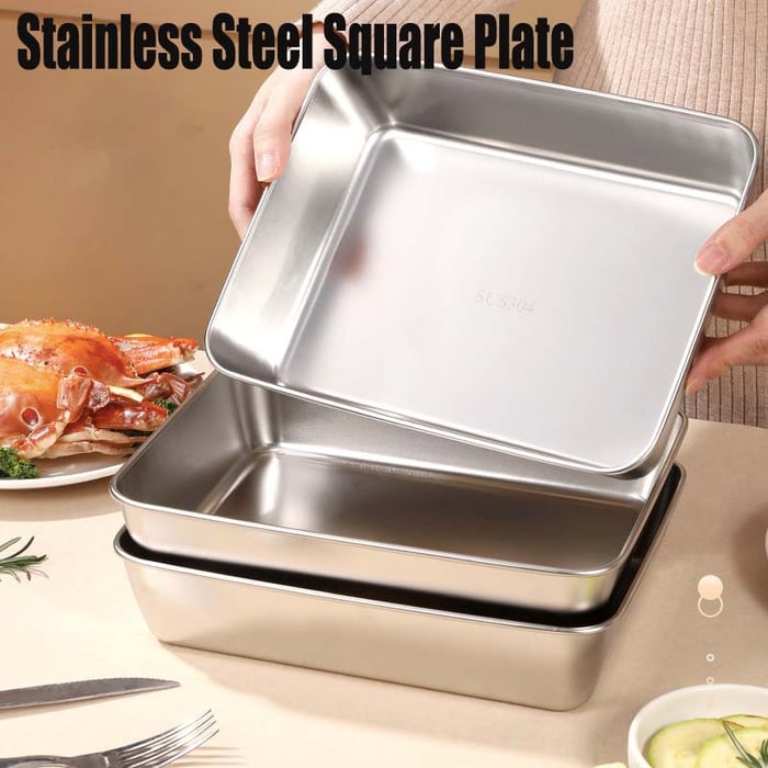 Stainless Steel Square Plate