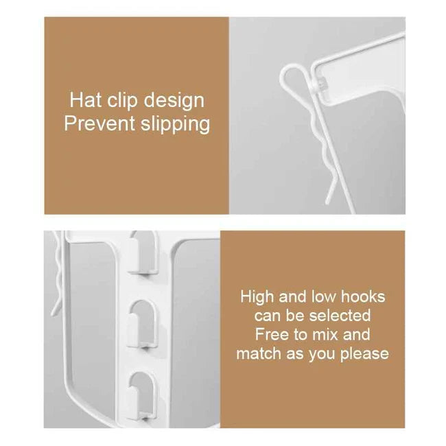 Pack of 2 Multi-Purpose Foldable Hoodie Clothes Hanger