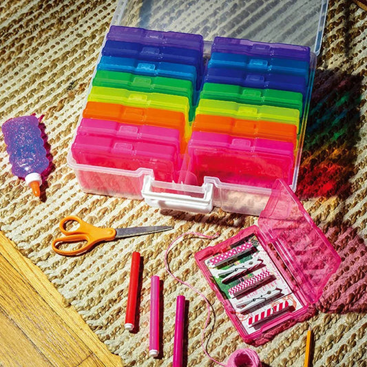 DeHandCraft 16-Box Jewelry and Memory Storage Organizer