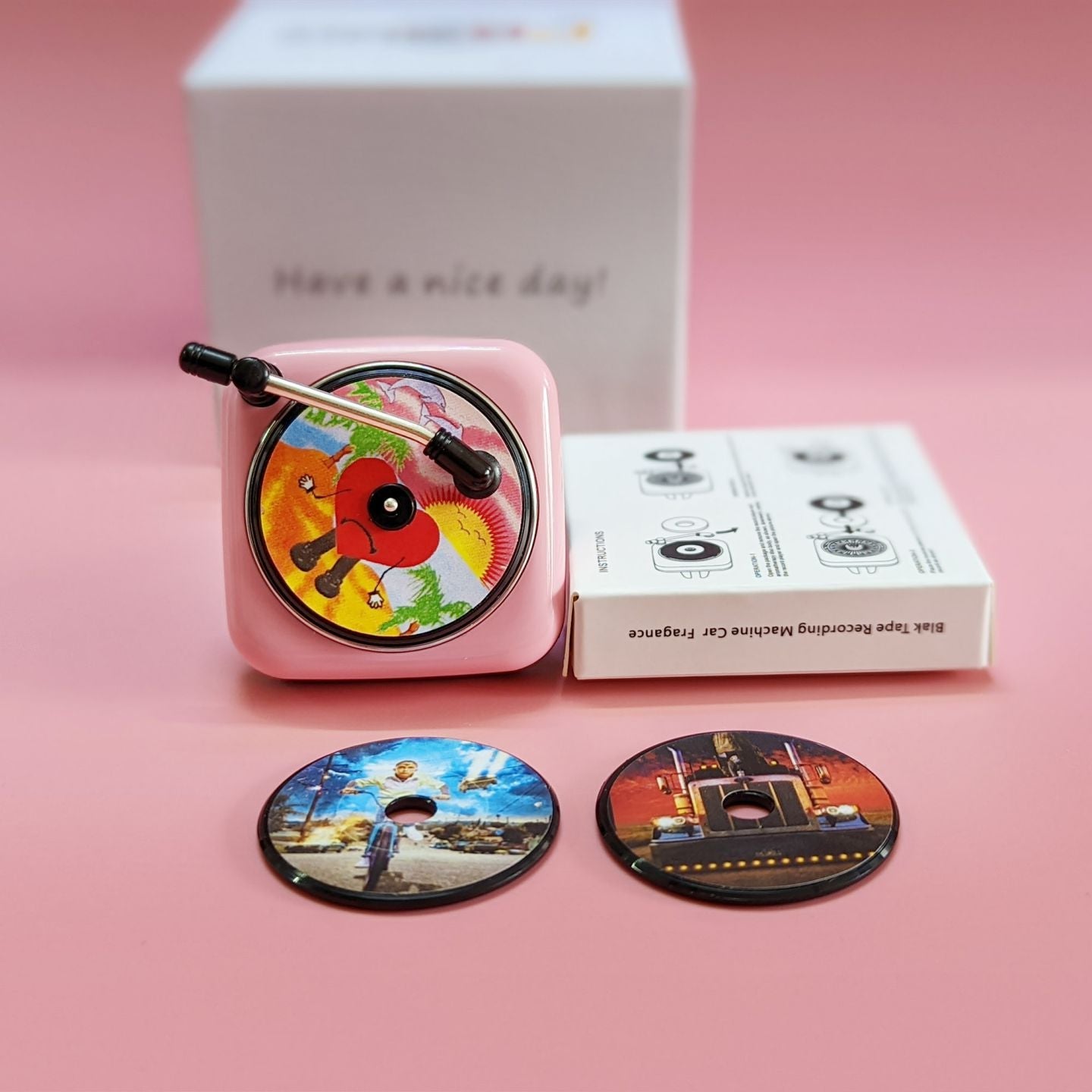 Creative Vinyl Record Spinner Stress Relief Gadget