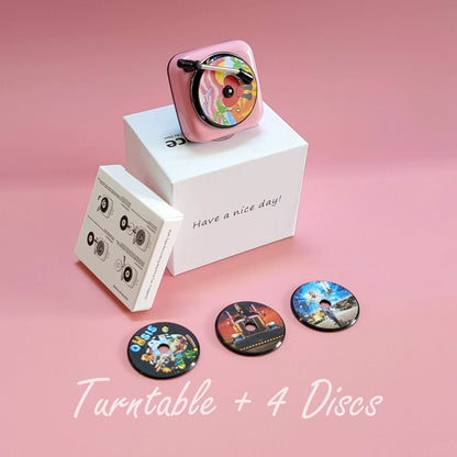 Creative Vinyl Record Spinner Stress Relief Gadget