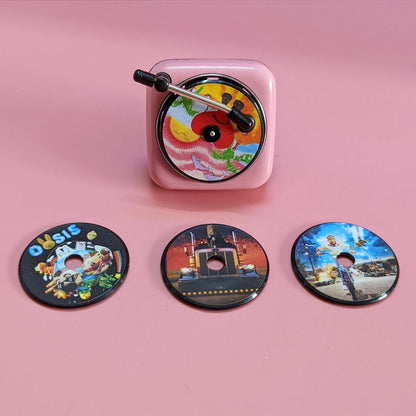 Creative Vinyl Record Spinner Stress Relief Gadget