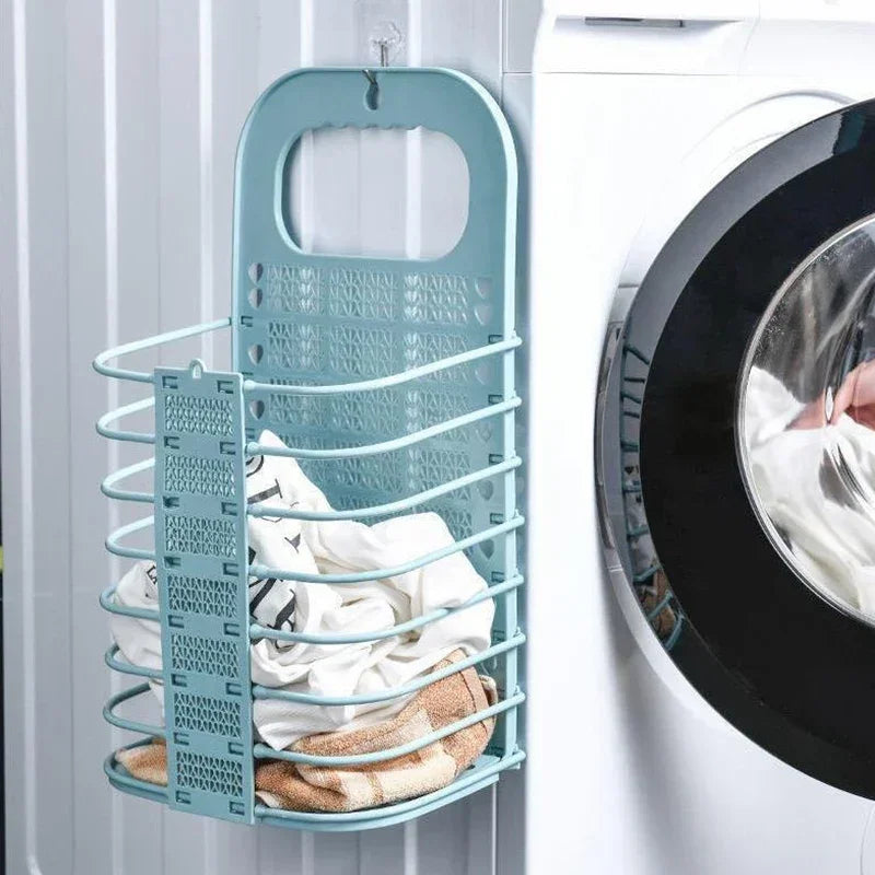 Large Foldable Plastic Laundry Hamper
