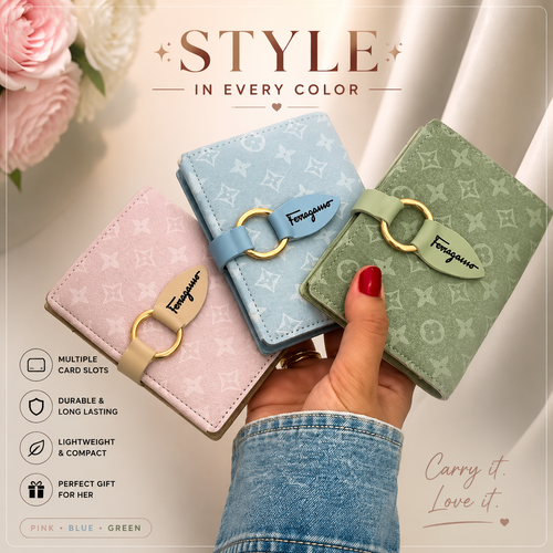 ✨ Stylish Mini Card Holder Wallet ✨
