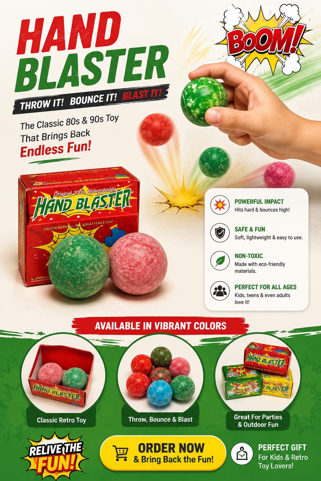 Hand Spark Blaster Ball
