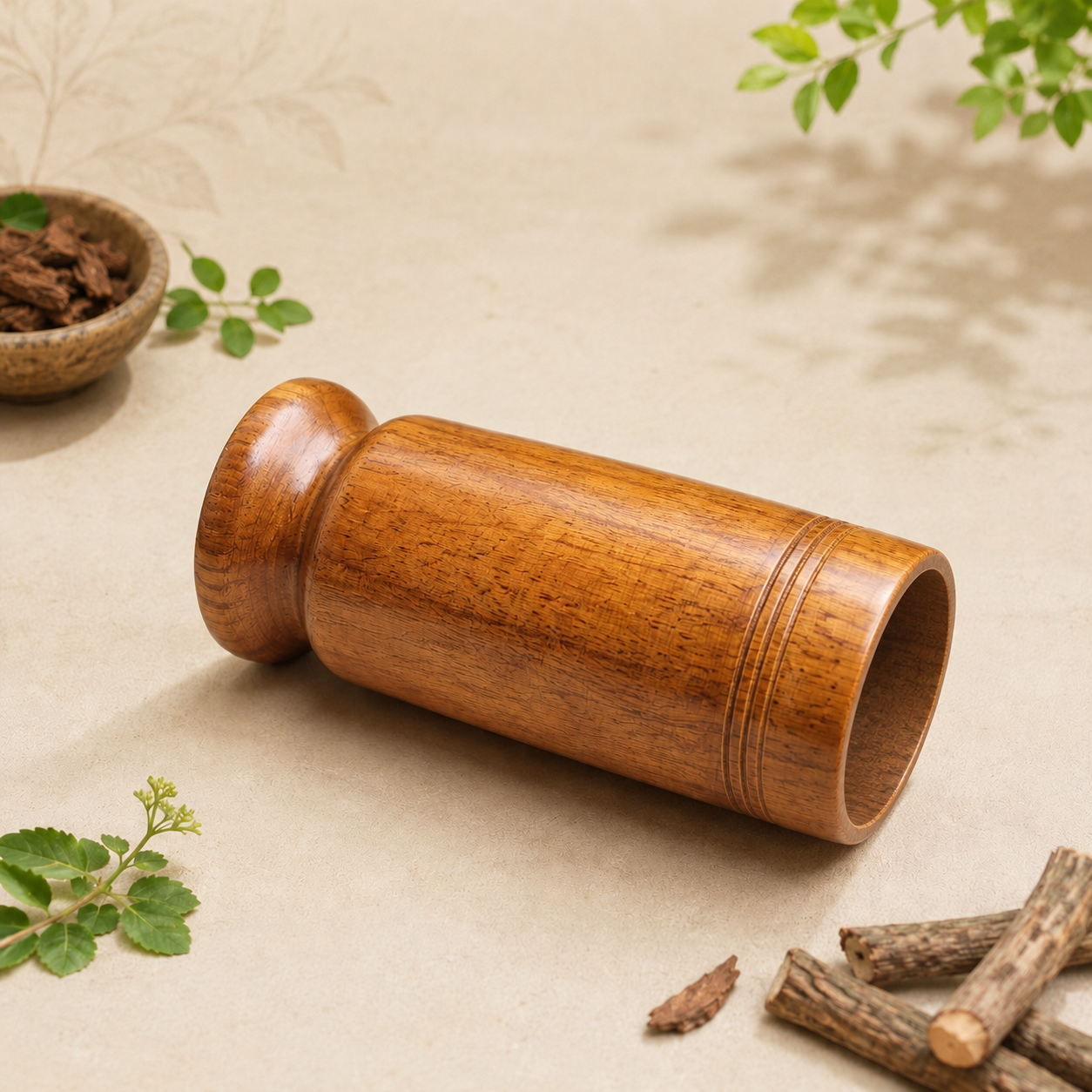 Ayurvedic Vijaysar Wood Sugar Control Glass
