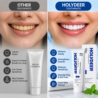 HOLYDEER™ Nano-Hydroxyapatite Toothpaste 🦷✨