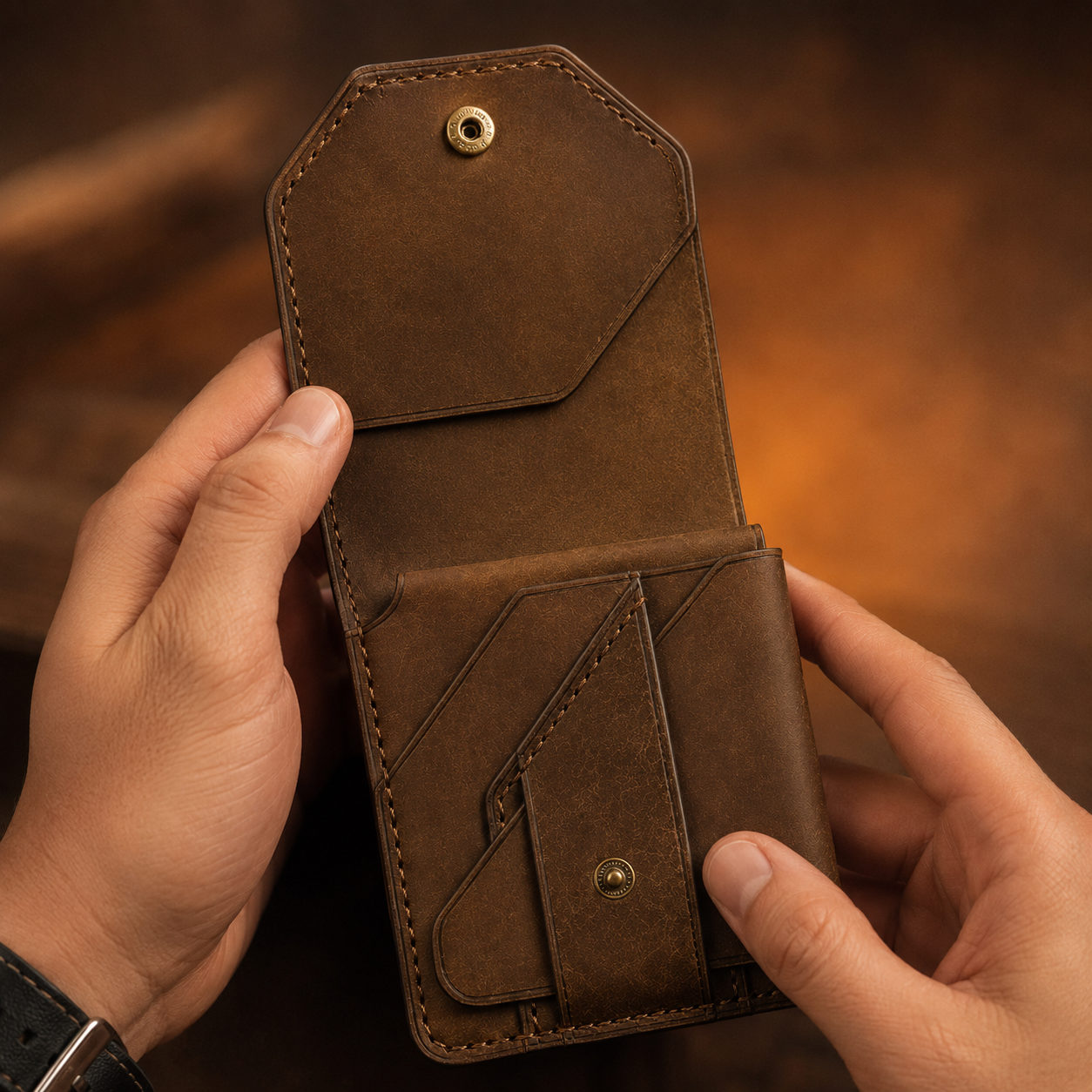 UrbanFold Leather Wallet