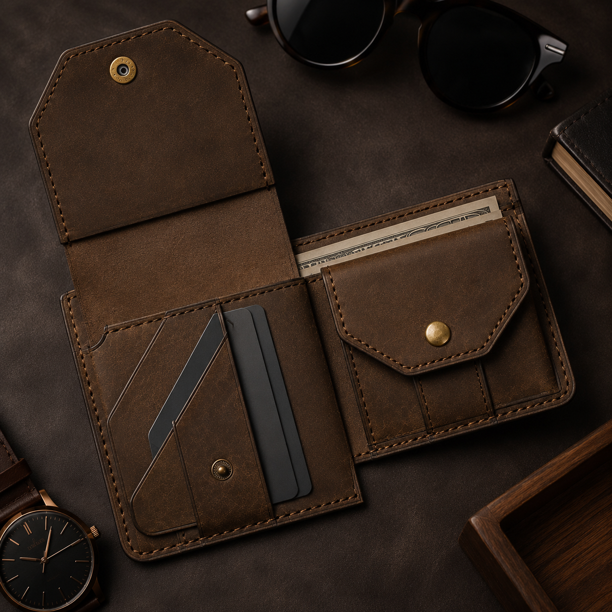UrbanFold Leather Wallet