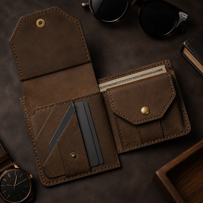 UrbanFold Leather Wallet