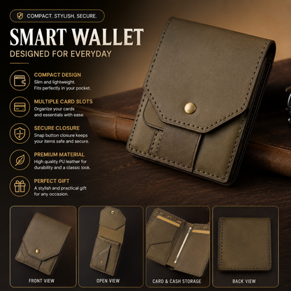 UrbanFold Leather Wallet