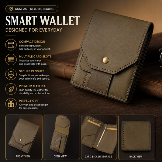 UrbanFold Leather Wallet