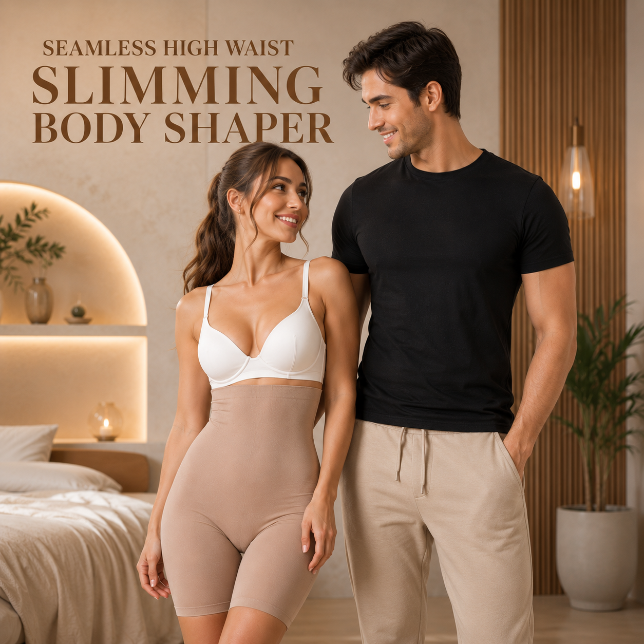 Seamless High Waist Slimming Body Shaper 🌿💖