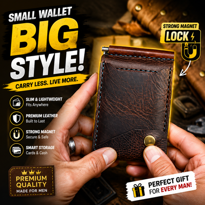 🖤 UrbanCraft Leather Wallet ✨